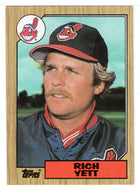 Rich Yett - Cleveland Indians (MLB Baseball Card) 1987 Topps # 134 Mint