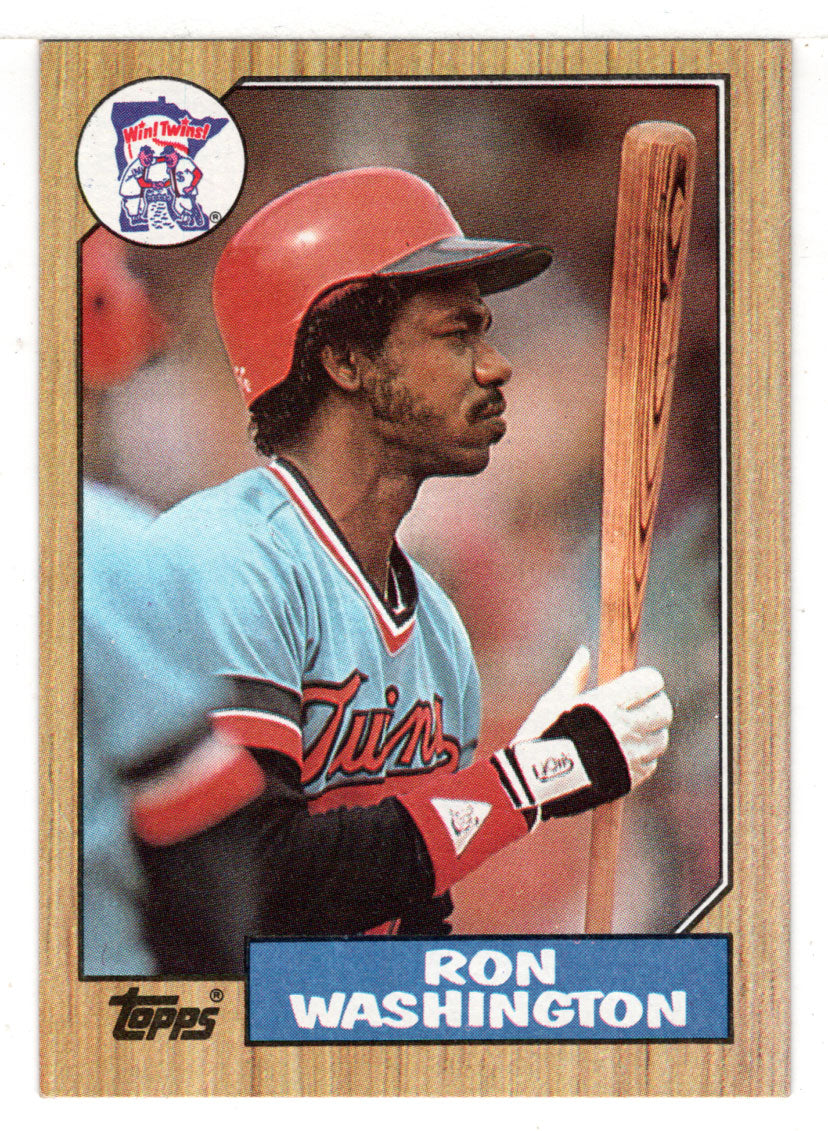 Ron Washington - Minnesota Twins (MLB Baseball Card) 1987 Topps # 169 Mint