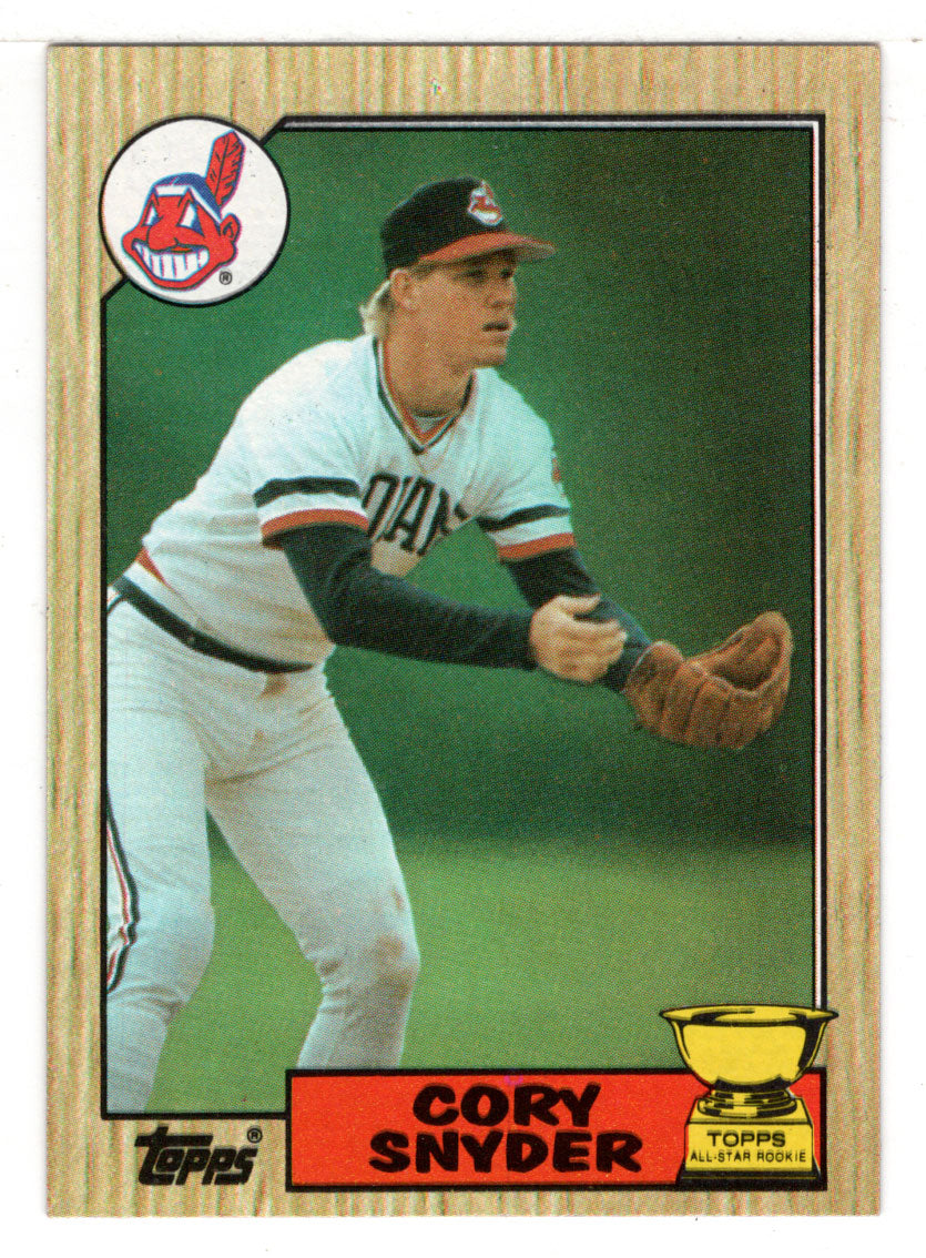 Cory Snyder - Cleveland Indians (MLB Baseball Card) 1987 Topps # 192 Mint