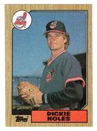 Dickie Noles - Cleveland Indians (MLB Baseball Card) 1987 Topps # 244 Mint