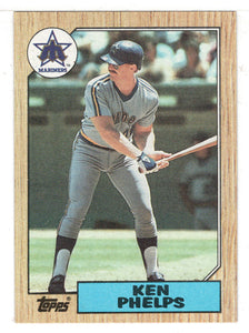 Ken Phelps - Seattle Mariners (MLB Baseball Card) 1987 Topps # 333 Mint