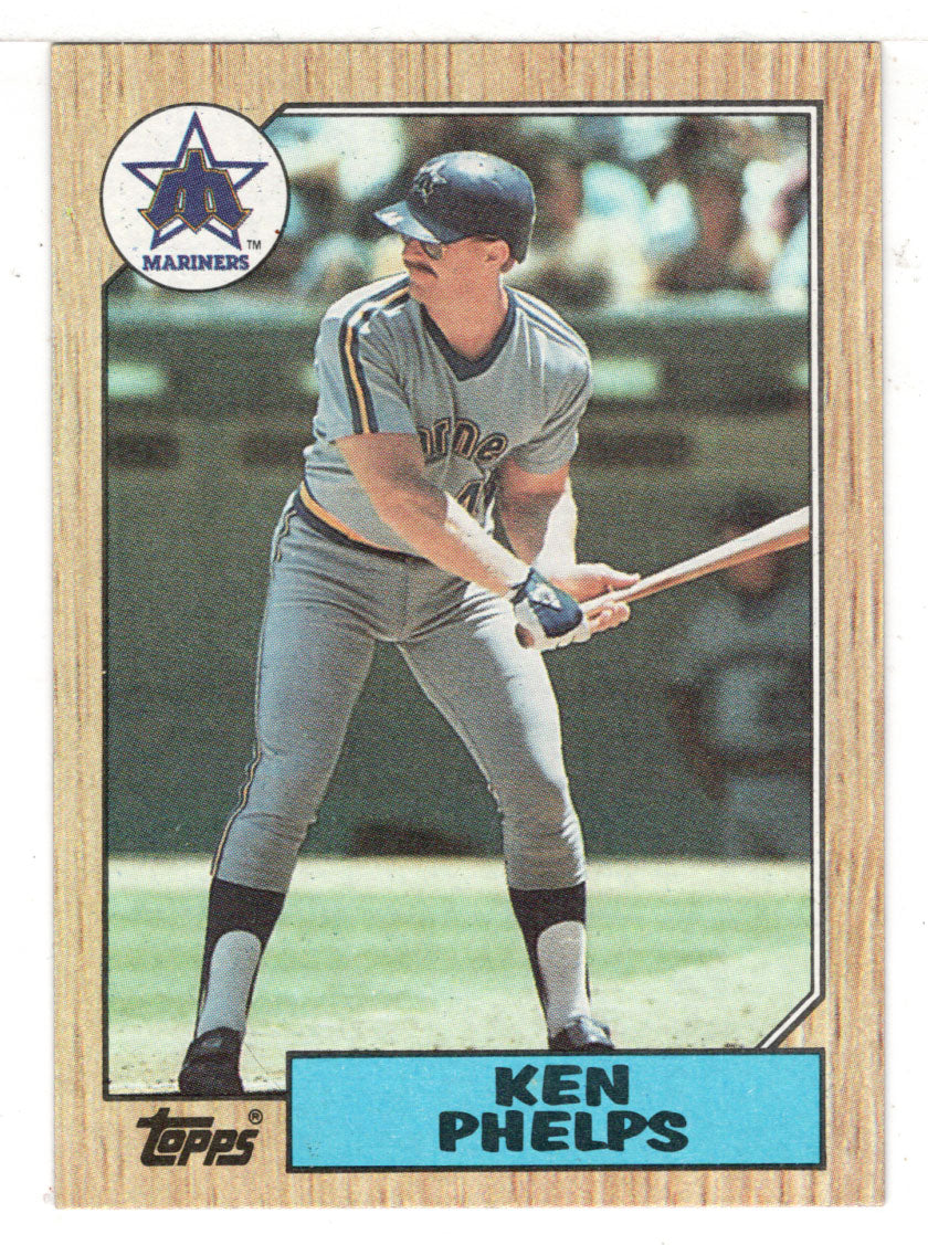 Ken Phelps - Seattle Mariners (MLB Baseball Card) 1987 Topps # 333 Mint