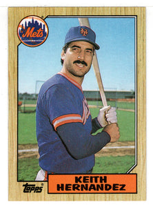 Keith Hernandez - New York Mets (MLB Baseball Card) 1987 Topps # 350 Mint