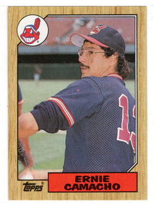 Ernie Camacho - Cleveland Indians (MLB Baseball Card) 1987 Topps # 353 Mint
