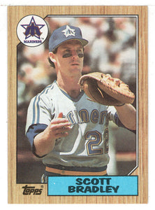 Scott Bradley - Seattle Mariners (MLB Baseball Card) 1987 Topps # 376 Mint