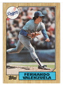 Fernando Valenzuela - Los Angeles Dodgers (MLB Baseball Card) 1987 Topps # 410 Mint