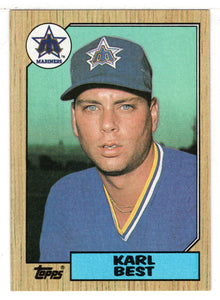 Karl Best - Seattle Mariners (MLB Baseball Card) 1987 Topps # 439 Mint