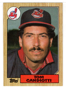 Tom Candiotti - Cleveland Indians (MLB Baseball Card) 1987 Topps # 463 Mint