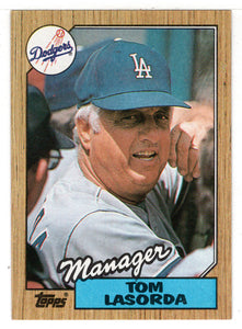Tom Lasorda - Los Angeles Dodgers - Manager (MLB Baseball Card) 1987 Topps # 493 Mint