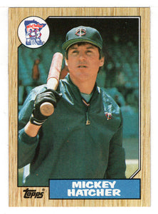 Mickey Hatcher - Minnesota Twins (MLB Baseball Card) 1987 Topps # 504 Mint
