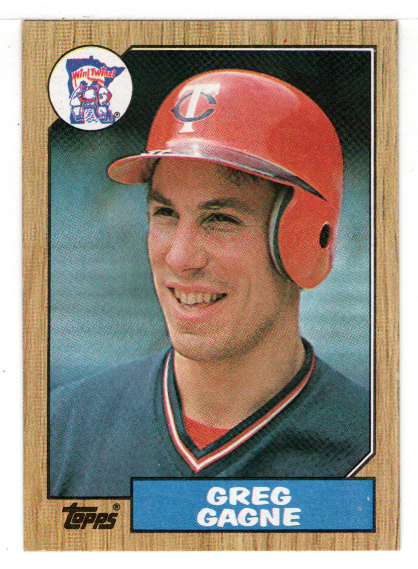 Greg Gagne - Minnesota Twins (MLB Baseball Card) 1987 Topps # 558 Mint