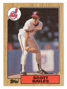 Scott Bailes - Cleveland Indians (MLB Baseball Card) 1987 Topps # 585 Mint
