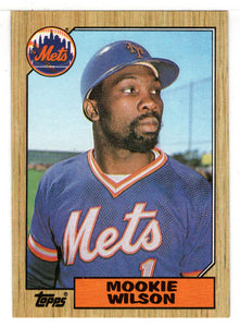 Mookie Wilson - New York Mets (MLB Baseball Card) 1987 Topps # 625 Mint