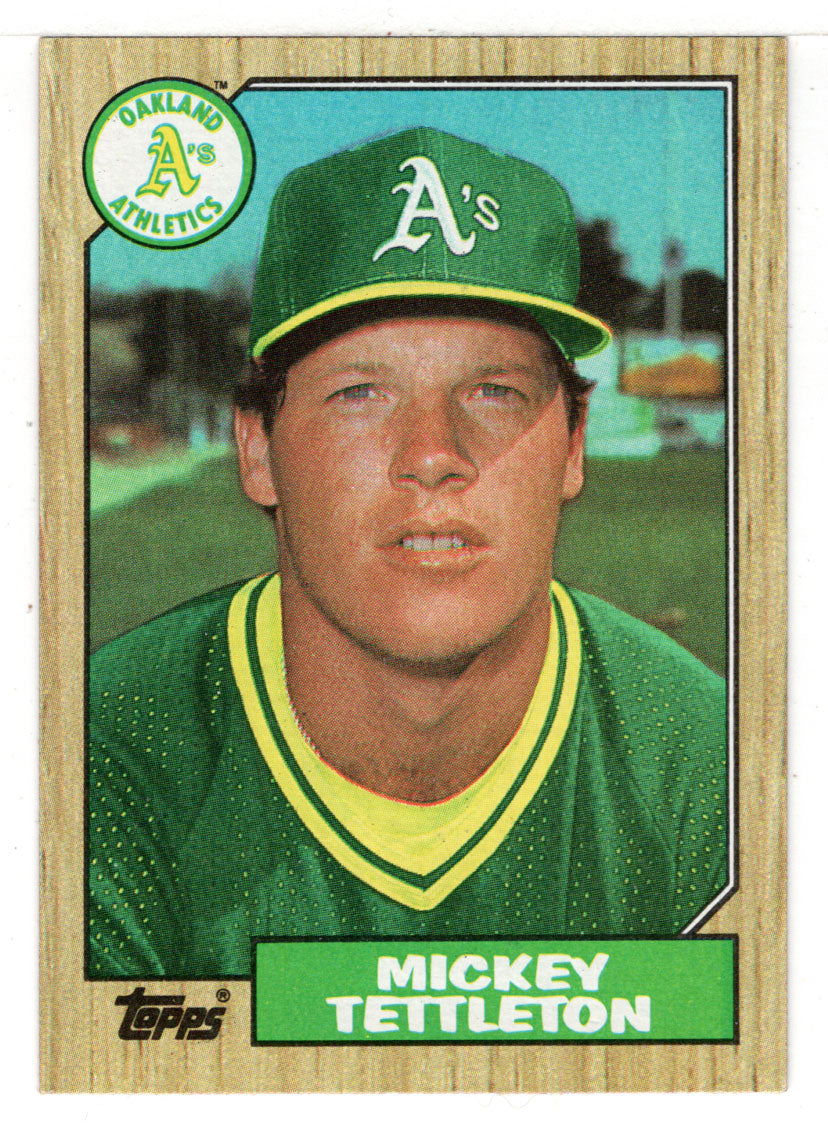 Mickey Tettleton - Oakland Athletics (MLB Baseball Card) 1987 Topps # 649 Mint