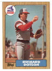 Richard Dotson - Chicago White Sox (MLB Baseball Card) 1987 Topps # 720 Mint