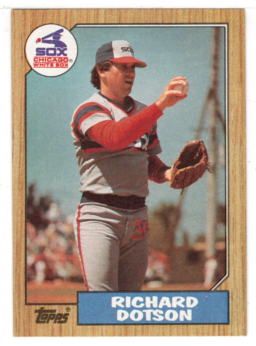 Richard Dotson - Chicago White Sox (MLB Baseball Card) 1987 Topps # 720 Mint