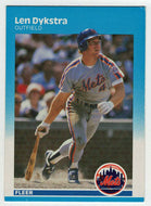 Len Dykstra - New York Mets (MLB Baseball Card) 1987 Fleer # 6 Mint