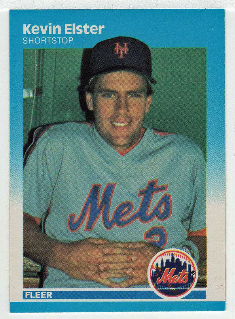 Kevin Elster RC - New York Mets (MLB Baseball Card) 1987 Fleer # 7 Mint