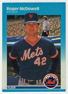Roger McDowell - New York Mets (MLB Baseball Card) 1987 Fleer # 16 Mint