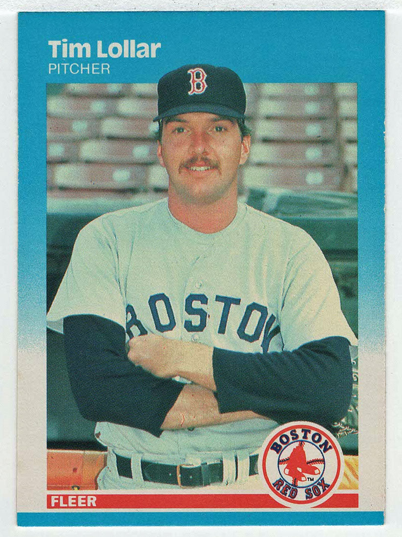 Tim Lollar - Boston Red Sox (MLB Baseball Card) 1987 Fleer # 38 Mint
