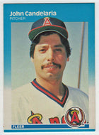 John Candelaria - California Angels (MLB Baseball Card) 1987 Fleer # 75 Mint