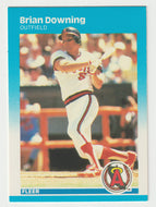 Brian Downing - California Angels (MLB Baseball Card) 1987 Fleer # 78 Mint