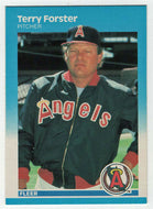Terry Forster - California Angels (MLB Baseball Card) 1987 Fleer # 80 Mint