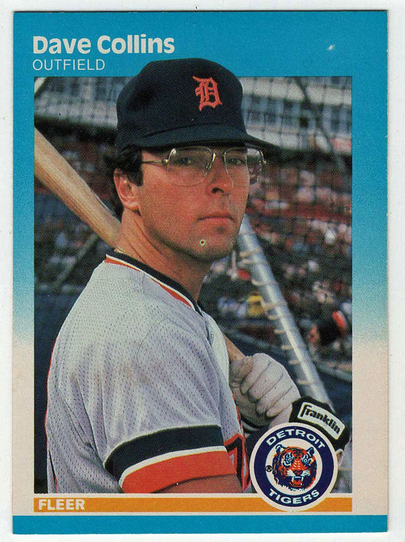Dave Collins - Detroit Tigers (MLB Baseball Card) 1987 Fleer # 149 Mint