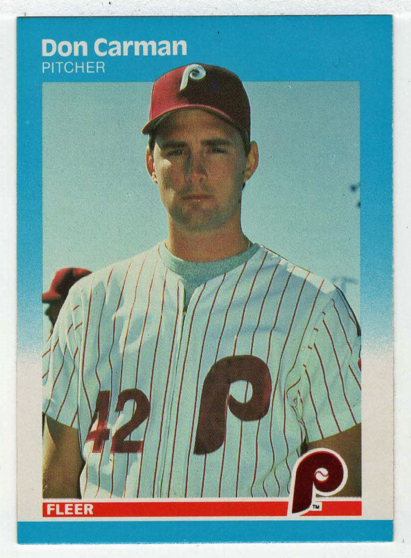 Don Carman - Philadelphia Phillies (MLB Baseball Card) 1987 Fleer # 171 Mint