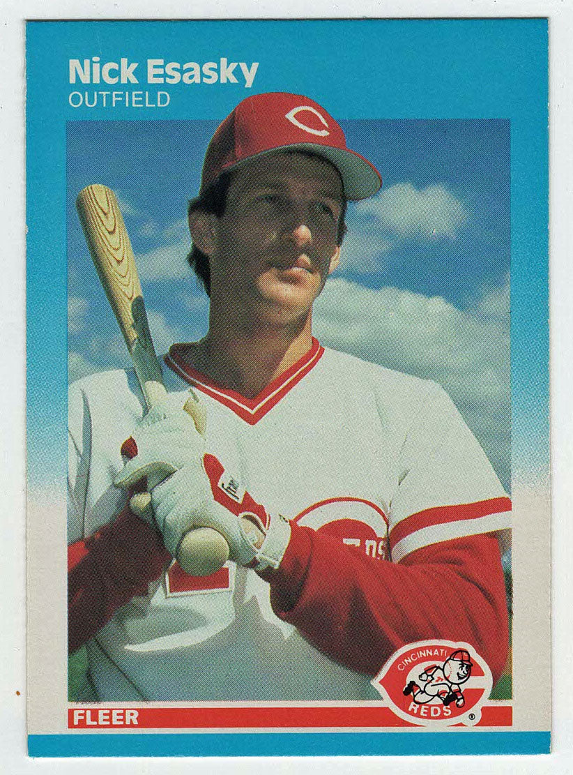 Nick Esasky - Cincinnati Reds (MLB Baseball Card) 1987 Fleer # 201 Mint