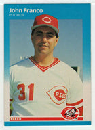 John Franco - Cincinnati Reds (MLB Baseball Card) 1987 Fleer # 202 Mint