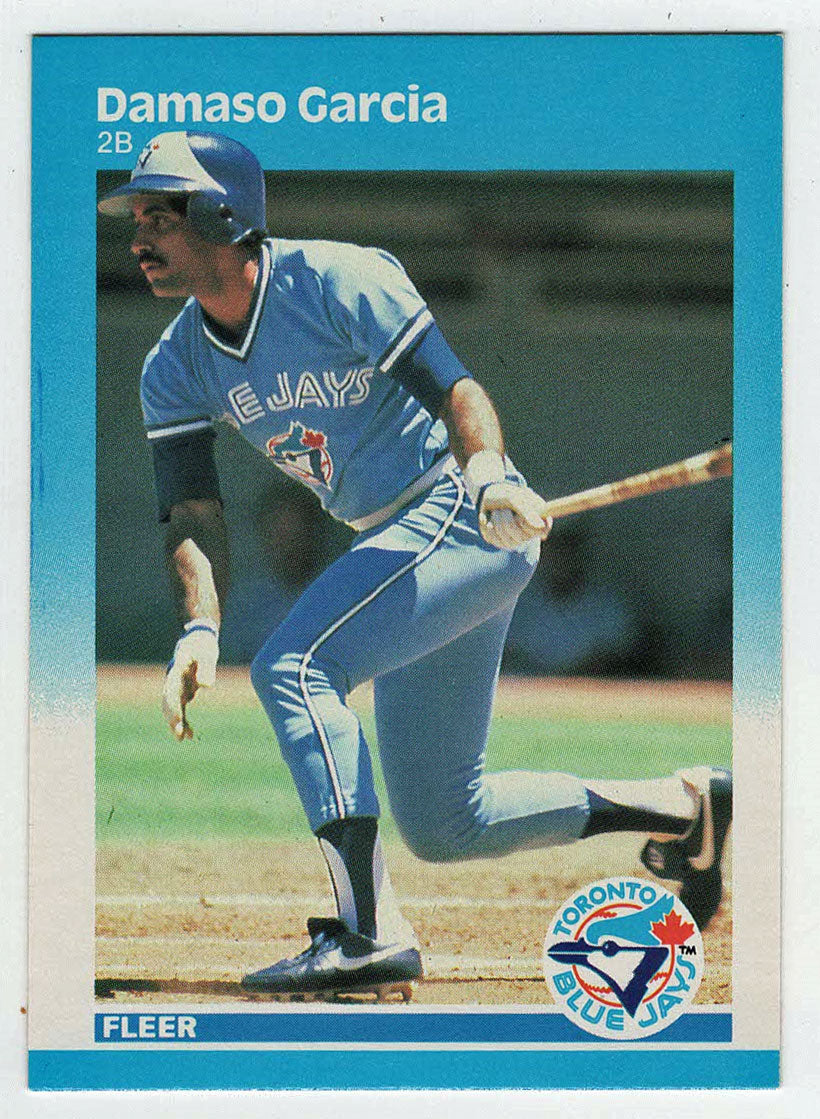 Damaso Garcia - Toronto Blue Jays (MLB Baseball Card) 1987 Fleer # 226 Mint