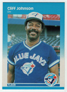 Cliff Johnson - Toronto Blue Jays (MLB Baseball Card) 1987 Fleer # 231 Mint