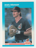 Andy Allanson RC - Cleveland Indians (MLB Baseball Card) 1987 Fleer # 241 Mint