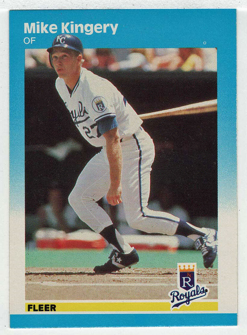 Mike Kingery RC - Kansas City Royals (MLB Baseball Card) 1987 Fleer # 371 Mint