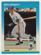 Mike Kingery RC - Kansas City Royals (MLB Baseball Card) 1987 Fleer # 371 Mint