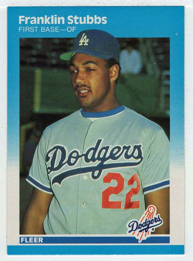 Franklin Stubbs - Los Angeles Dodgers (MLB Baseball Card) 1987 Fleer # 455 Mint