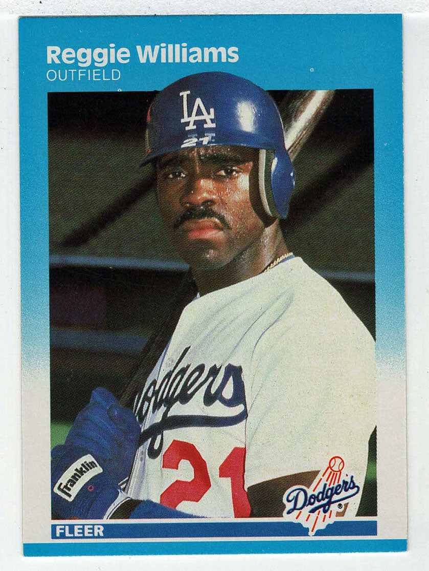 Reggie Williams RC - Los Angeles Dodgers (MLB Baseball Card) 1987 Fleer # 460 Mint