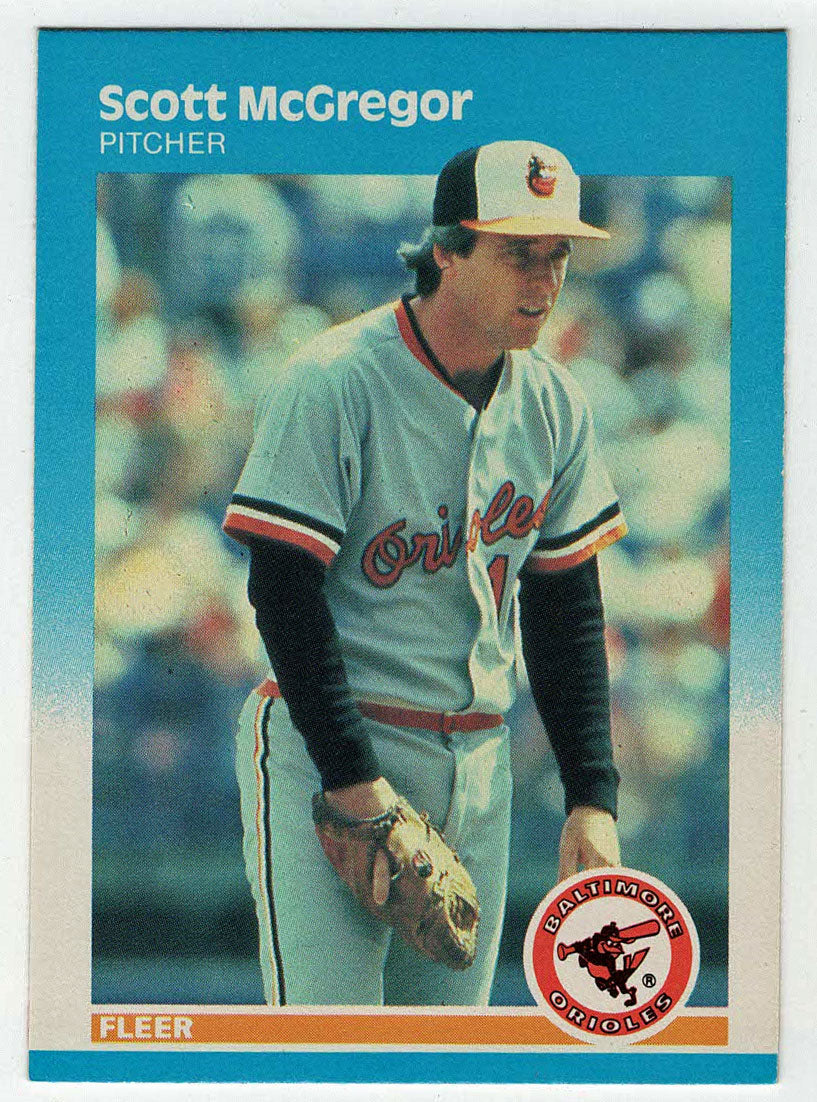 Scott McGregor - Baltimore Orioles (MLB Baseball Card) 1987 Fleer # 475 Mint