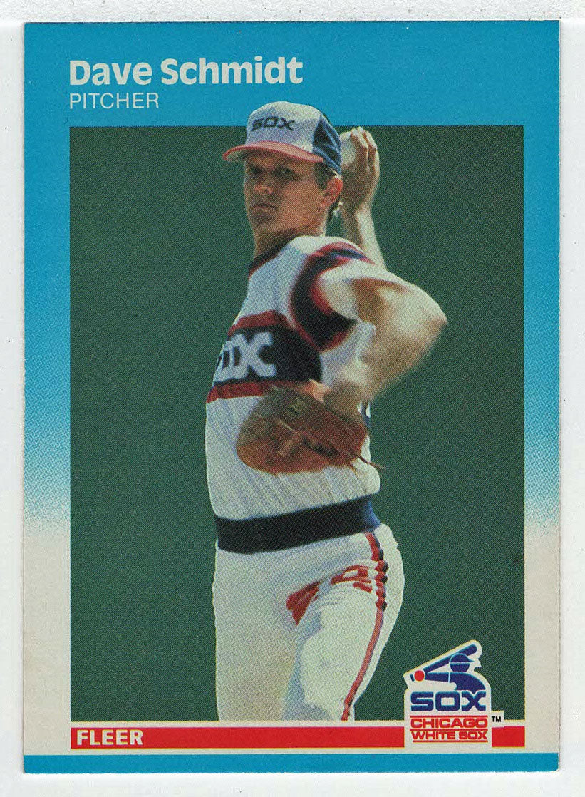 Dave Schmidt - Chicago White Sox (MLB Baseball Card) 1987 Fleer # 505 Mint