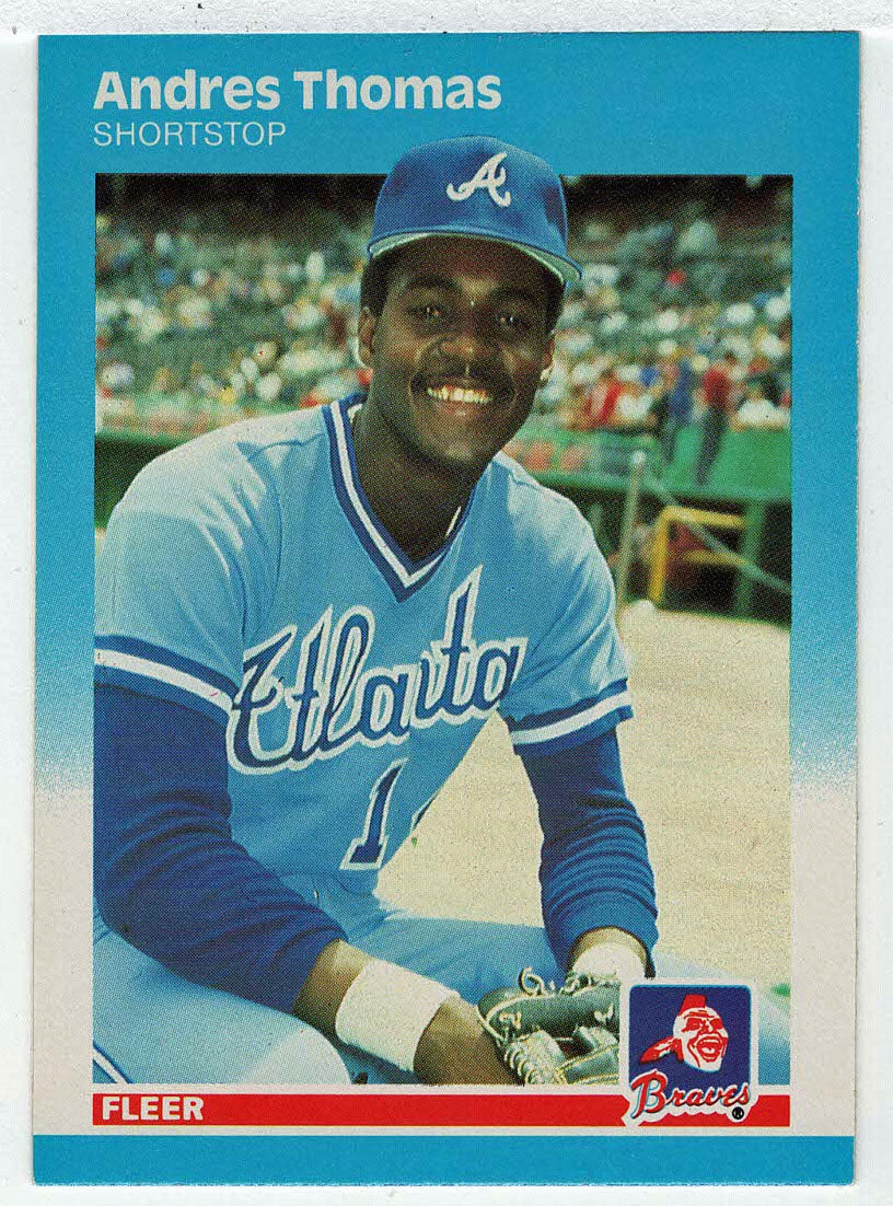 Andres Thomas RC - Atlanta Braves (MLB Baseball Card) 1987 Fleer # 531 Mint
