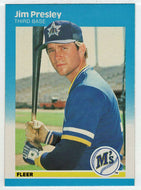 Jim Presley - Seattle Mariners (MLB Baseball Card) 1987 Fleer # 594 Mint
