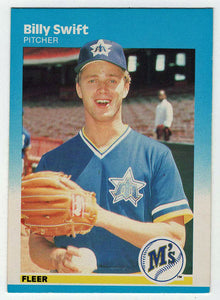 Billy Swift - Seattle Mariners (MLB Baseball Card) 1987 Fleer # 597 Mint