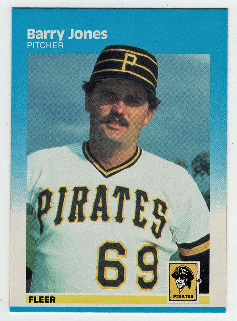 Barry Jones RC - Pittsburgh Pirates (MLB Baseball Card) 1987 Fleer # 611 Mint