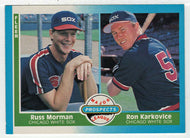 Ron Karkovice RC - Russ Morman RC - Chicago White Sox (MLB Baseball Card) 1987 Fleer # 645 Mint