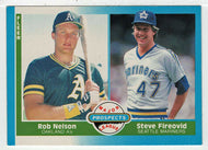 Rob Nelson RC - Steve Fireovid RC - Prospects (MLB Baseball Card) 1987 Fleer # 653 Mint