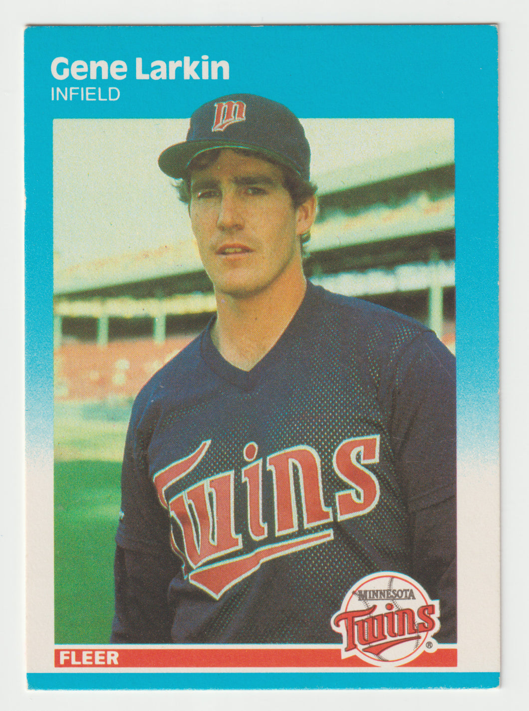 Gene Larkin - Minnesota Twins - Update (MLB Baseball Card) 1987 Fleer # U-59 Mint