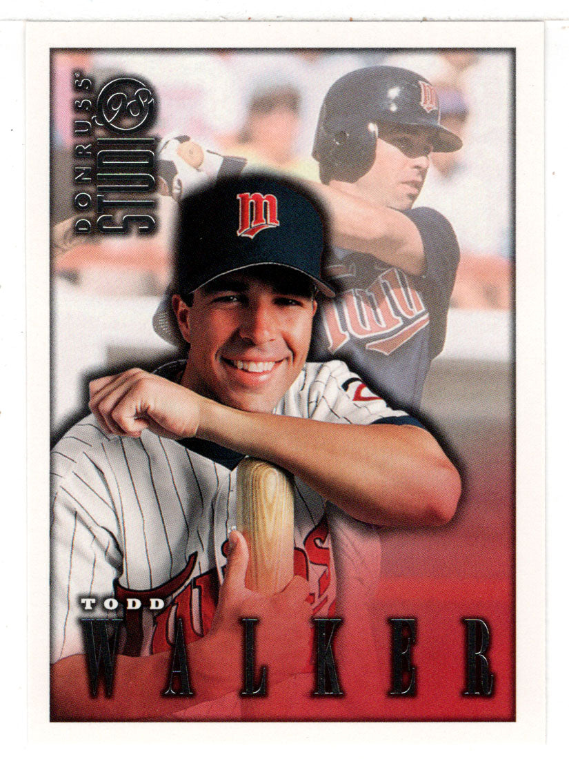 Todd Walker - Minnesota Twins (MLB Baseball Card) 1988 Donruss Studio # 49 Mint