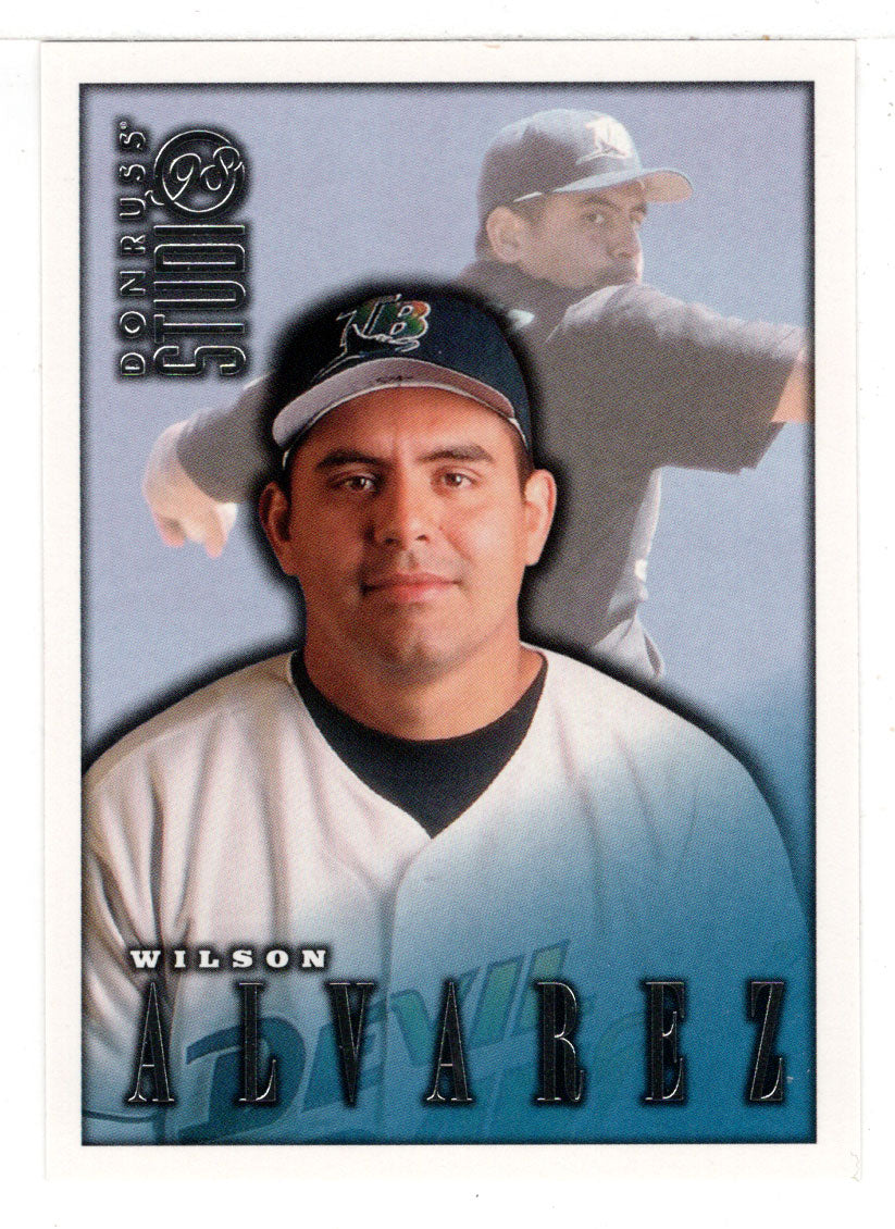 Wilson Alvarez - Tampa Bay Devil Rays (MLB Baseball Card) 1988 Donruss Studio # 88 Mint