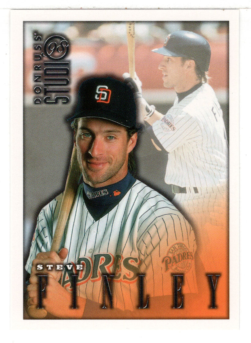 Steve Finley - San Diego Padres (MLB Baseball Card) 1988 Donruss Studio # 211 Mint